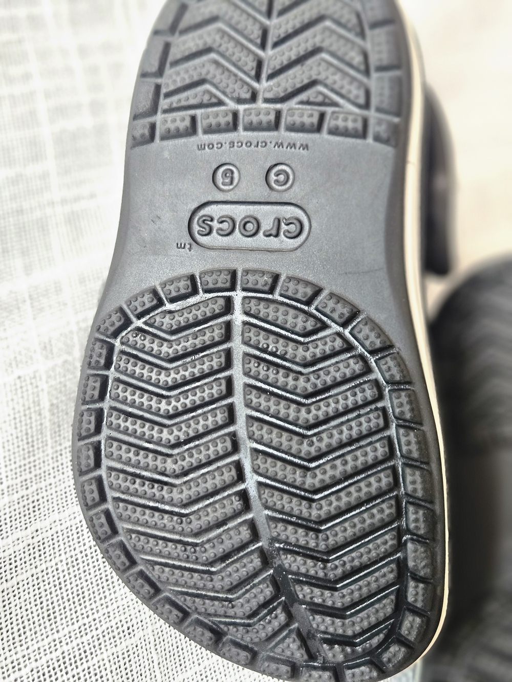 ​Crocs Toddler Bayaband Clogs - Black/White - Size 5C - Picture 7 of 8